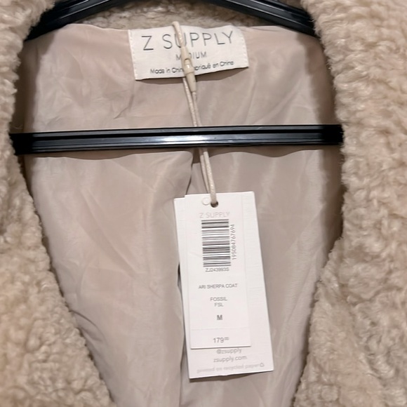 NWT Z Supply Ari Sherpa Jacket Size M - Picture 5 of 9